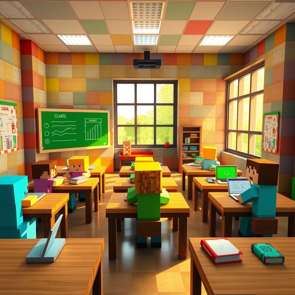 Minecraft: ห้องเรียนเสมือนจริง